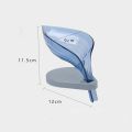 Simple Leaf Shape Soap Box Non-slip Bathroom Soap Holder Creative Kitchen Dish Brush Rack Household Tray Holder Case Container. 