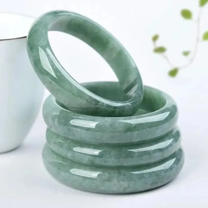 Real Jadeite Natural Ice Green Jade Bangle Original Certified Luxury Bracelet For Women Wholesale Gifts Girlfriend