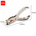 Deli E0114 One Hole Punch Machine - Silver. 