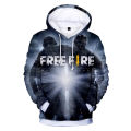 2021 New Free Fire 3D printed hoodie sweatshirt Boys Girls Harajuku long sleeve coat children clothes oversized.