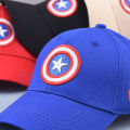 European and American style cartoon captain kids baseball cap wholesale outdoor sports sunhat foreign trade embroidery baby cap.