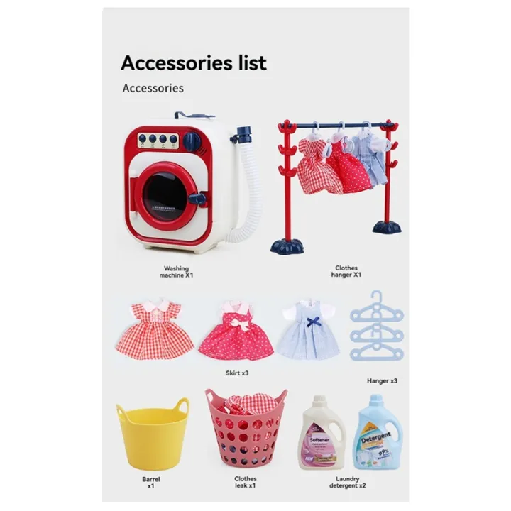 Children'S%20Washing%20Machine%20Toys%20Mini%20Simulation%20Furniture%20Rotatable%20Washing%20Can%20Add%20Water%20Music%20with%20Lights%20Birthday%20Gift%20-%20Image%205