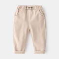 2023 Fashion Korean Trendy Handsome Casual Pants Spring cotton comfortable mid-rise casual pants for small and medium-sized children. 