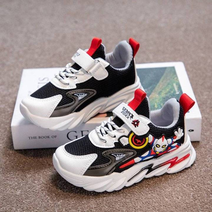Children's%20Shoes2022Spring%20and%20Autumn%20New%20Fashion%20Mesh%20Boys'%20Sports%20Shoes%20Non-Slip%20Soft%20Bottom%20Boys'%20Running%20Shoes%20-%20Image%203
