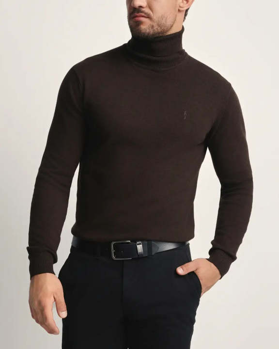 Mens%20Premium%20Cotton%20Turtleneck%20Long%20Sleeve%20Knit%20Sweater%20From%20Levin%20-%20Image%205