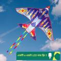 Outdoor Ports Kids Cartoon Airplane Kite Generic Creative Fighter Plane Kites Flying Game Easy Flying Colorful Triangle Kite. 