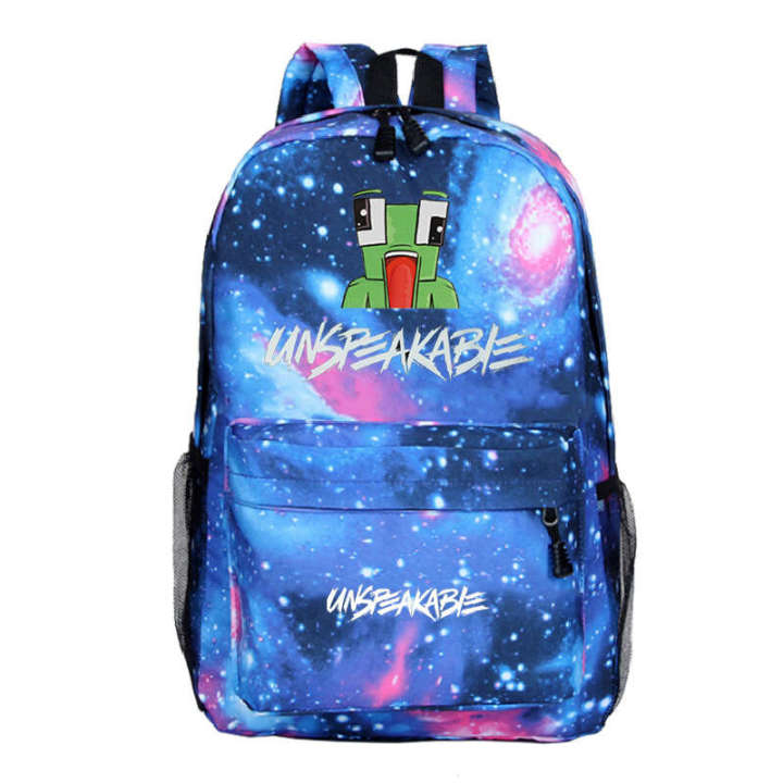 Hot selling UNSPEAKABLE pattern printed casual backpack, travel computer bag, student backpack