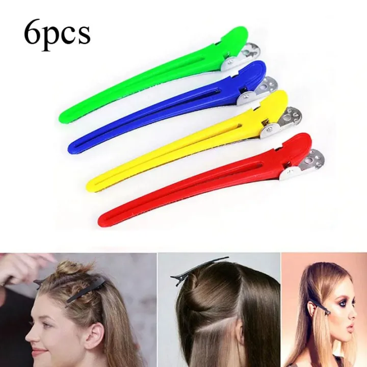 6-Piece%20Professional%20Hair%20Sectioning%20Clips,%20Plastic,%20Colorful,%20Durable%20for%20Salon%20Use%20-%20Image%202