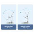 Phone Tablet Holder Metal Phone Stand 360° Rotation All Kinds Cellphone Foldable Scalable Office Desk Adjustable Portable for Travel. 