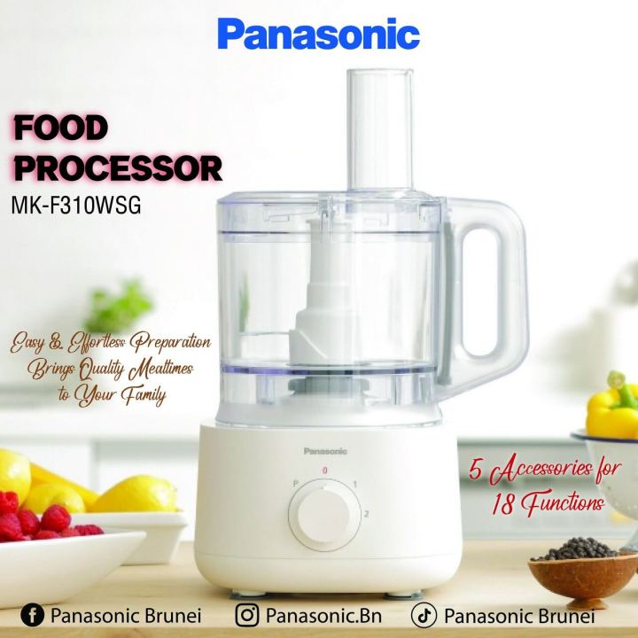 Panasonic MK-F310 Heavy Duty 18-in-1 Multi Functional Food Processor