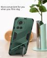 lthmy for OnePlus 10R Cover Shockproof Hard Case Full Protection Back Cover Punk Casing with Kickstand. 