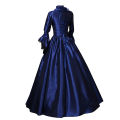 Gothic Black A Line Dress A Line Witch Dress For Women Gothic Witchcraft Vintage Medieval Dress For Women Halloween Costumes. 