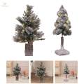 Artificial Christmas Tree with Lights Wooden Base for Bedroom Porch Garden 450mmx450mmx680mm. 