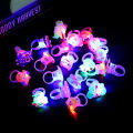5Pcs Luminous Rings LED Diamond Flashing Finger Ring Children Boys Girls Rave Party Glowing Rings Glow In The Dark Toy Gifts. 
