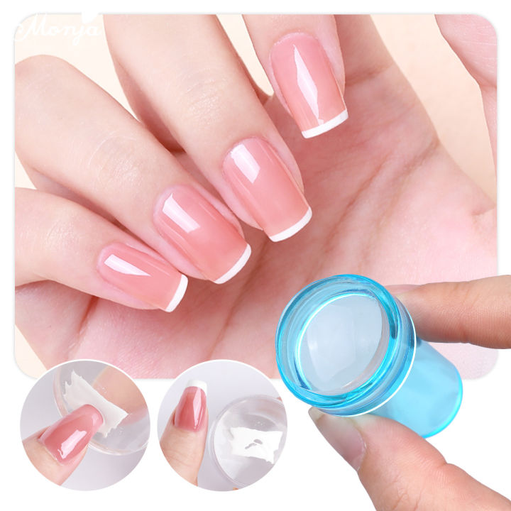 New%20Monja%204%20Warna%20ilicone%20tamp%20French%20Manicure%20UV%20Gel%20Polihing%20tamping%20tenil%20Nail%20Art%20Alat%20-%20Image%202