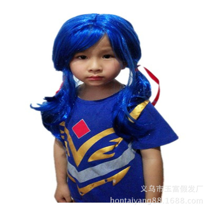dark blue pigtail cosplay wig miraculous ladybug ladybug girl ladybug ladybug
