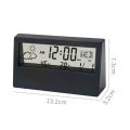 Bedside Table Number Clock Temperature Calendar Backlight Large Number Electronic Clock LED Digital Alarm Clock. 