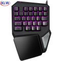 Left Hand Programmable Keys T9 Pro wired keypad Single Handed Game keyboard one hand Ergonomic Gaming Keypad For PUBG PC Laptop.