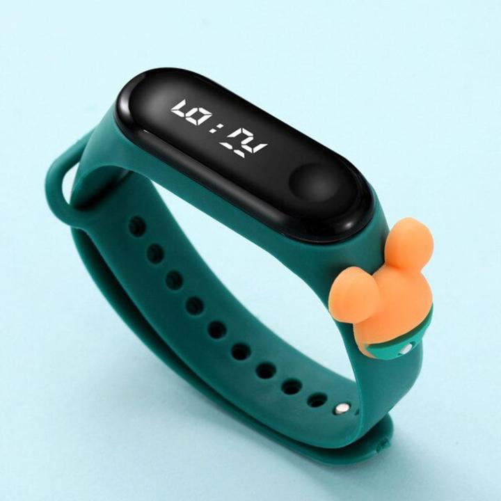 Disney Mickey Minnie Xiaomi LED Touch Watch Pooh Bear Bracelet Children's Sports Waterproof Electronic Kids Watch Birthday Gifts
