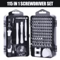 115 In 1 Screw Drivers Screwdriver Set 115 In 1 Tool Kit Professional Precision Stainless Steel Screwdriver Repair Tool Magnetic Driver For Cellphone Computer Tablet PC Laptop Watch Electronic Repair Tool Kit. 