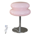 Retro Egg Tart Lamp Mid Century Modern Mushroom Lamp USB Desk Lamp Trichromatic Dimming Living Room Atmosphere Lamps D.