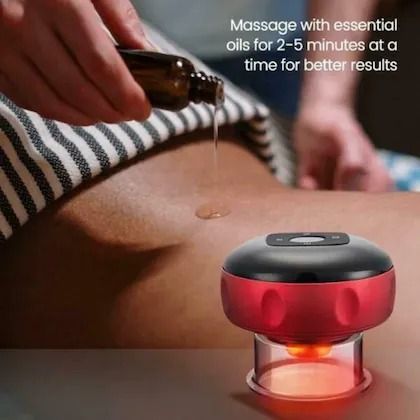 Electric Cupping Therapy Massager – Smart Vacuum Suction Muscle Relax Device