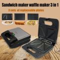 Sokany 3 In 1 Waffle, Grill And Sandwich Maker 750W - KJ-303. 