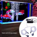 Mini Aquarium Air Pump Micro Usb Rechargeable Portable Small Oxygen Pump Home Fish Tank Silent Aerator With Air Stone Accessory.