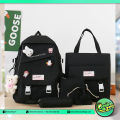 Cute Trendy Korean Waterproof Bagpack Set (Code: CTKB-165). 