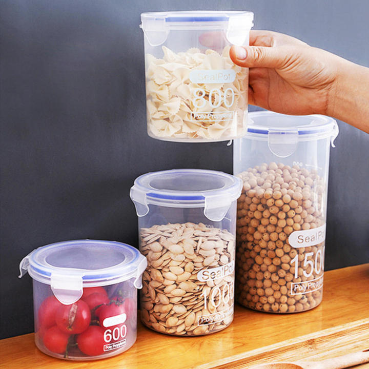 Food-grade%20Sealed%20Jars%20Large%20Capacity%20Transparent%20Plastic%20Sorting%20Grain%20Cans%20Pot%20Kitchen%20Refrigerator%20Preservation%20Storage%20Box%20-%20Image%209