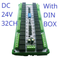 DC 12V 20A Easy to Install DIN Rail Box DIP Switch Setup Parameters 32CH Modbus RTU RS485 Relay Module RYR432D. 