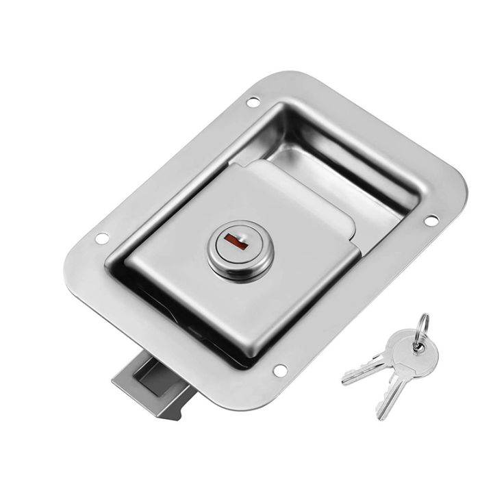 Paddle%20Slam%20Latch%20with%20Lock%20&%20Key%20Travel%20Trailer%20Lock%20Stainless%20Steel%20RV%20Door%20Latch%20Heavy%20Duty%20Flush%20Mount%20Handle%20Latch%20-%20Image%204