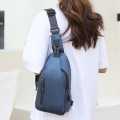 Men's Shoulder Bag Waterproof Oxford Cross Body Double Layer Zipper Bag High-Capacity Travel Phone Pouch Fashion Bag. 
