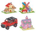 Kids 3d stereoscopic puzzle toys 3 to 6 years old house princess building blocks puzzle boy girl 3 diy handmade house.