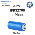 Doublepow Authentic 32700 6Ah LiFePO4 Battery Cell 32650 3.2V 6000mAh Energy Storage Home Use Power Tools Golf Carts LFP Battery (Flat Top)- 1 piece. 