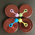 10 Pieces Stainless Steel Regular Mouth Mason Jar Lids with Straw Hole Compatible with Mason Jar.