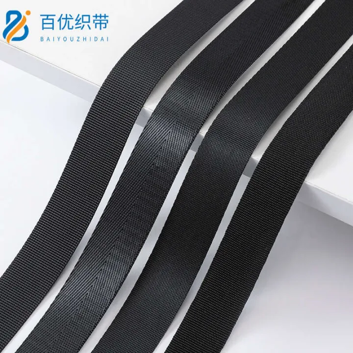 Black%20imitation%20nylon%20webbing,%20straight%20children's%20safety%20seat,%20backrest%20binding%20strap,%20lage%20accessories,%20dense%20pattern%20herringbone%20pit%20strap%20-%20Image%204