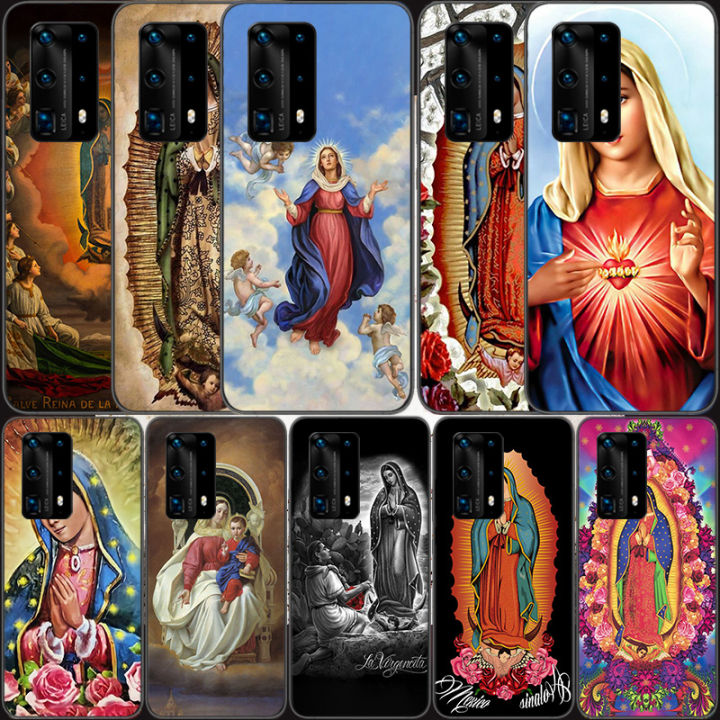 Virgin De Guadalupe Virgen Mary Soft Clear Phone Case For Huawei P30 Lite P10 P20 P40 P50 Pro Mate 40 Pro 30 20 10 Lite Cover Si