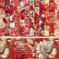 12 Sheets Colorful Style Floral Scrapbook Background Paper Pads Junk Journal Paper Pack Art Handmade Craft Paper Papel 6 Inches Amour zii.