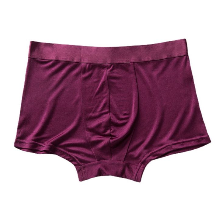 Yoyue underwear men's silk boxers combination mid-waist 100% silk underwear breathable Men's Underwear plus size