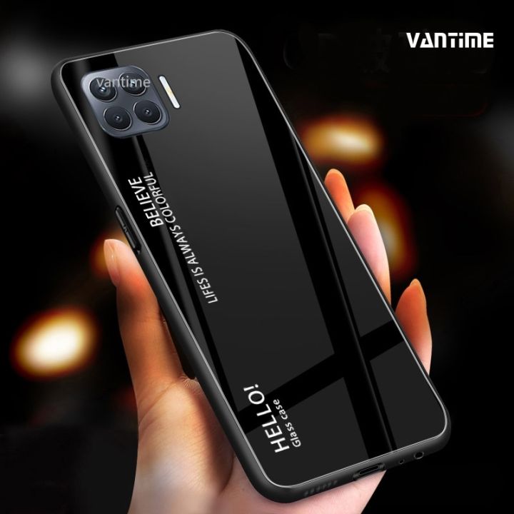 Vantime%20for%20OPPO%20F17%20Pro%20Case%20Gradient%20Phone%20Back%20Hard%20Glass%20Cover%20-%20Image%202