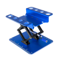 RC Car Repair Work Stand Adjustable Height Assembly Platform Metal RC Car Repair Work Stand Blue. 