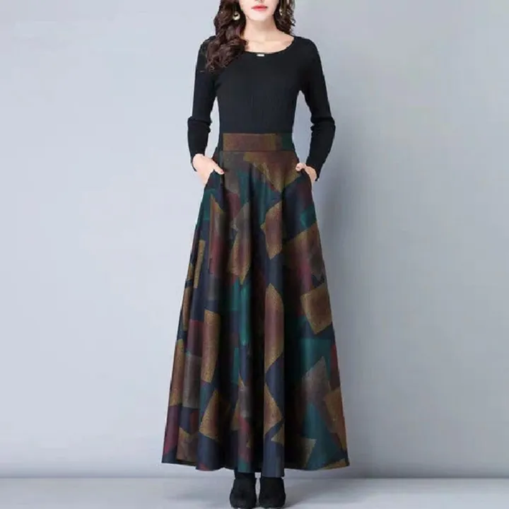 Office%20Skirt%20Thick%20Elegant%20Skirt%20Warm%20Versatile%20Fashion%20High%20Waist%20A-Line%20Maxi%20Winter%20Long%20Skirt%20-%20Image%204