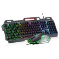 T-Wolf TF600 RGB Gaming Keyboard Mouse Combo. 