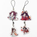 Anime Heaven Official's Blessing Cosplay Tian Guan Ci Fu Hua Cheng Xie Lian Couple Phone Chain Pendant Keyring Bag Keychain Gift.