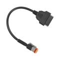 New Motorcycle OBD2 Diagnostic Cable Adapter 4Pin 32cm/12.6in Fit For Davidson. 
