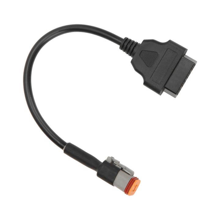 New Motorcycle OBD2 Diagnostic Cable Adapter 4Pin 32cm/12.6in Fit For Davidson
