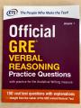 Official GRE Verbal Reasoning Practice Questions, Second Edition, Volume 1 by Educational Testing Service. 