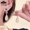 Carat Women Party Jewelry Sparkling Butterfly Tassel Earrings for Women Elegant Cubic Zirconia Dangle Earrings for Prom Parties Special Occasions Fashionable Ear Decoration Jewelry with Flower Design Cubic. 