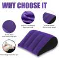 Adult Triangular Pillow Inflatable Cushion Sofa E Women Love Position  Furniture Couples  Wedge Gift Air Magic/ Love position Pillow. 
